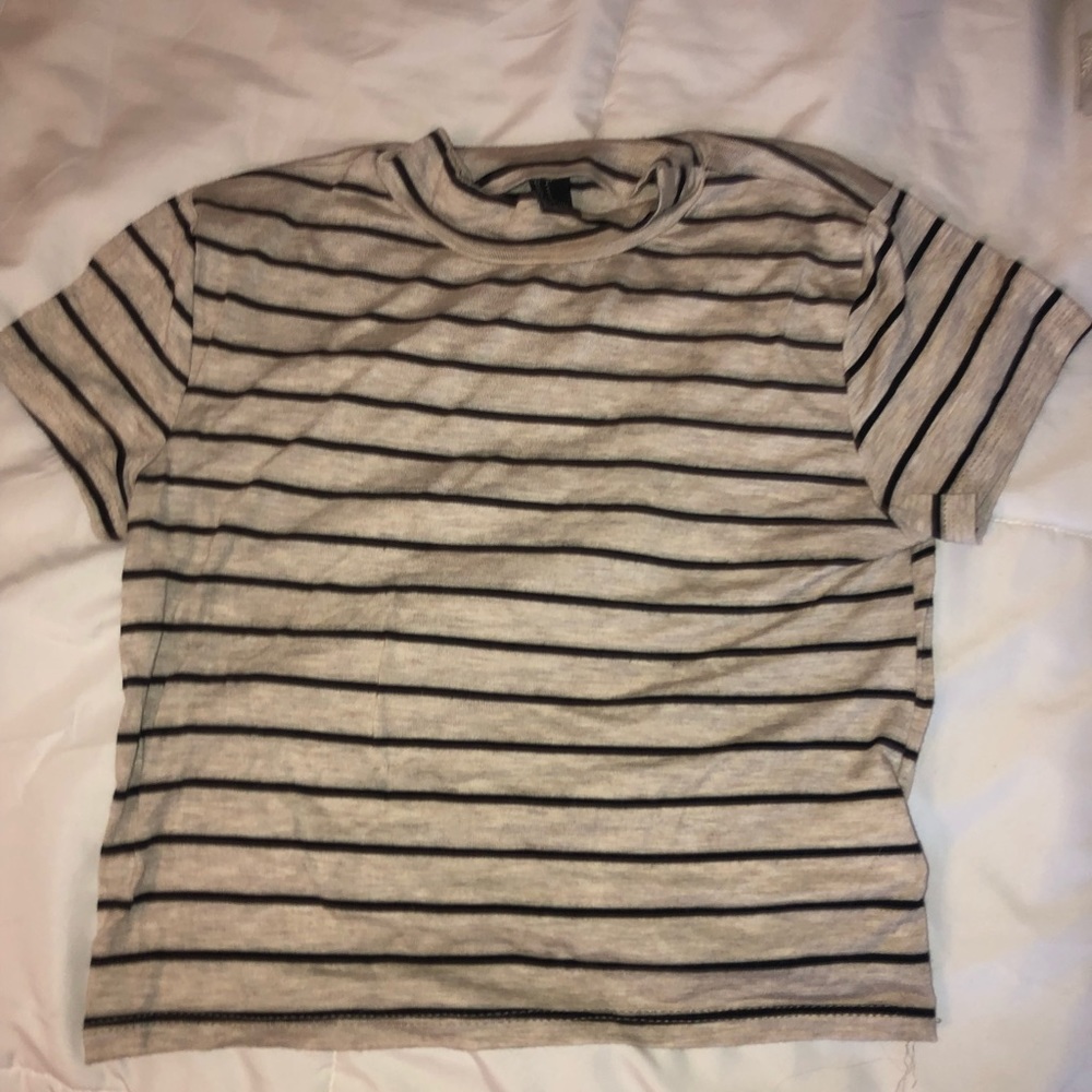 cute striped baby tee
